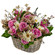 floral arrangement in a basket. Rotterdam